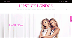 Desktop Screenshot of lipsticklondon.com